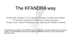 The KFANDRA Way, Football Tactics and Strategies